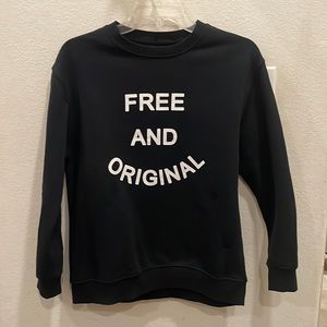 Free and Original Zara black sweatshirt